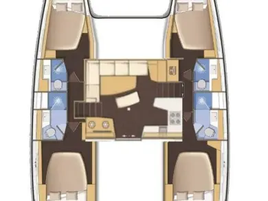 Pronájem lodi Lagoon Lagoon 42 v Trogir na Samboatu