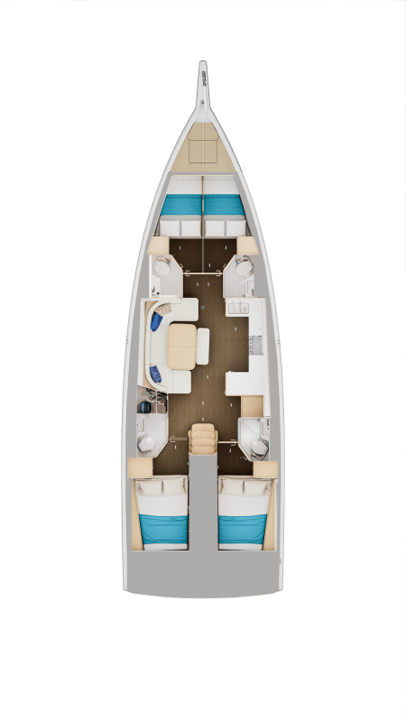 Pronájem lodi Jeanneau Sun Odyssey 455 v Cecina na Samboatu