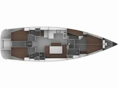 Pronájem jachty v Lefkáda -Bavaria Cruiser 50 na Samboatu