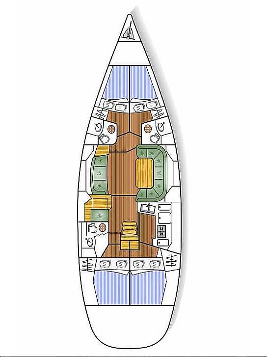 Jeanneau Sun Odyssey 49 DS jednotlivci a charterové společnosti v Lavrio