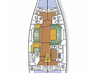 Jeanneau Sun Odyssey 49 DS jednotlivci a charterové společnosti v Lavrio