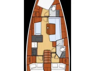 Pronajmout si Bénéteau Oceanis 41.1 v Sukošan