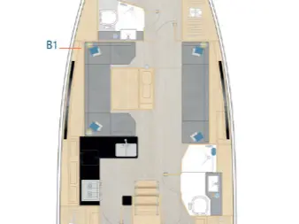 Hanse Hanse 410 jednotlivci a charterové společnosti v Šibenik 