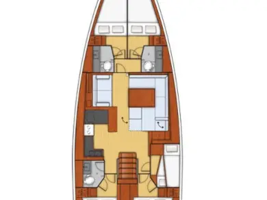 Pronájem jachty v Lavrio -Bénéteau Oceanis 55 na Samboatu