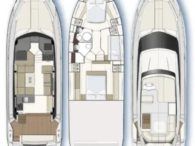 Pronajmout si Ferretti Ferretti Yachts 450 v Šibenik 