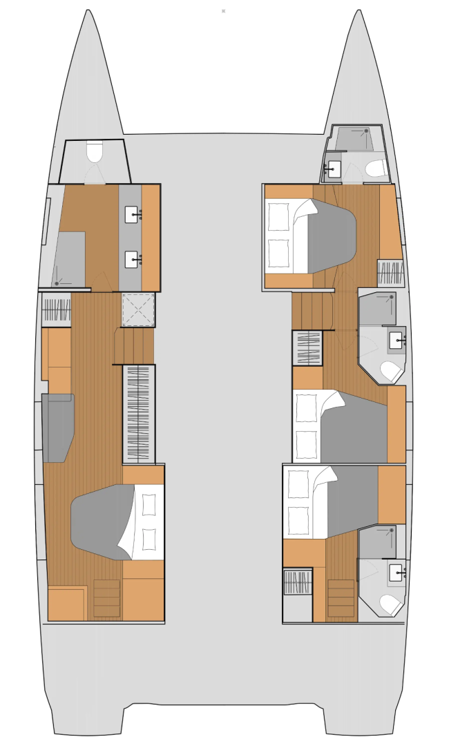 Pronájem Katamarán Fountaine Pajot s licencí