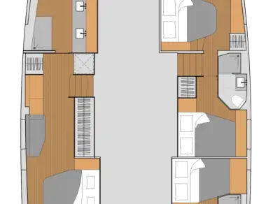 Pronájem Katamarán Fountaine Pajot s licencí