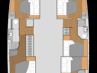 Pronajmout si Fountaine Pajot Aura 51 v Frenchtown
