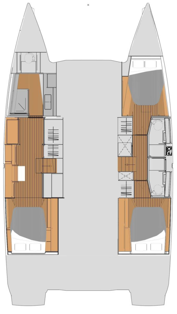 Pronájem Katamarán v Road Town -Fountaine Pajot Elba 45