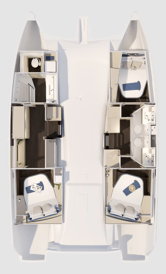 Pronájem Katamarán v Road Town -Fountaine Pajot Fountaine Pajot FP 41 Maesto 3 