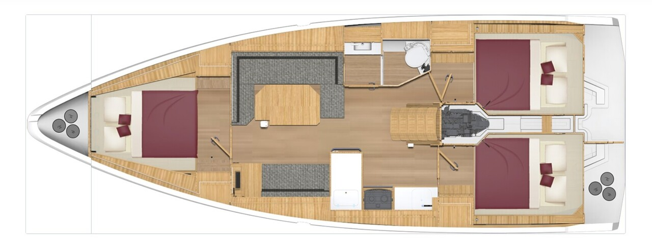 Pronájem lodi La Rochelle lákavé ceny Bavaria C38