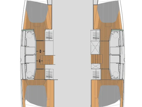 Fountaine Pajot Elba 45 jednotlivci a charterové společnosti v Key West