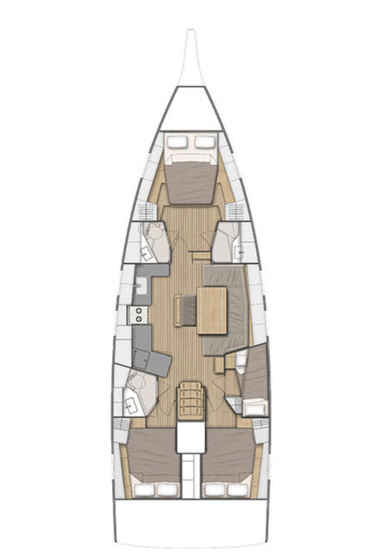 Pronajmout si Bénéteau Oceanis 46.1 v Alimos