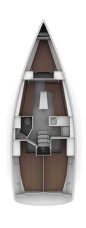 Pronájem Plachetnice v Split -Bavaria Cruiser 34