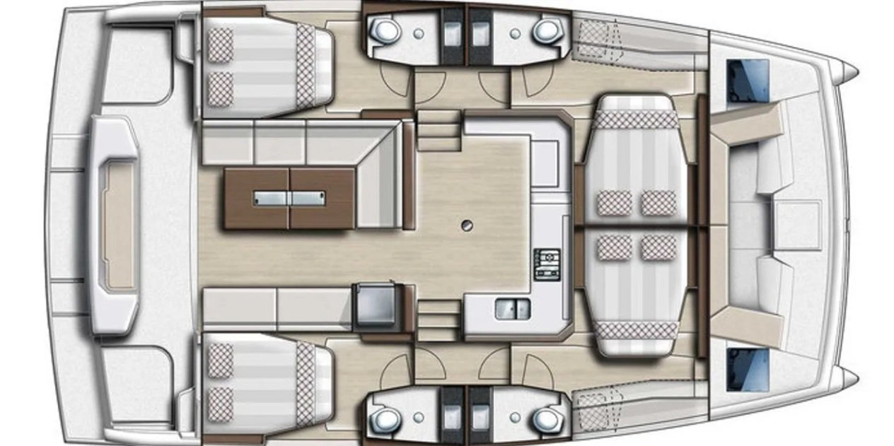 Pronájem lodi Bali Bali Catspace Voile v Ligia na Samboatu