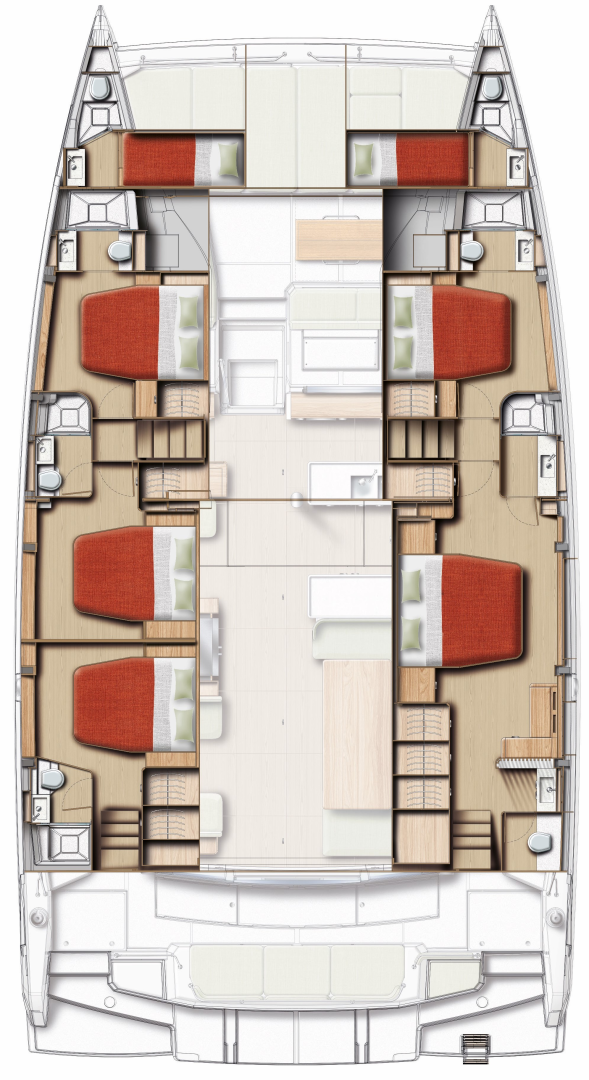 Pronájem lodi Trogir lákavé ceny Bali 5.8