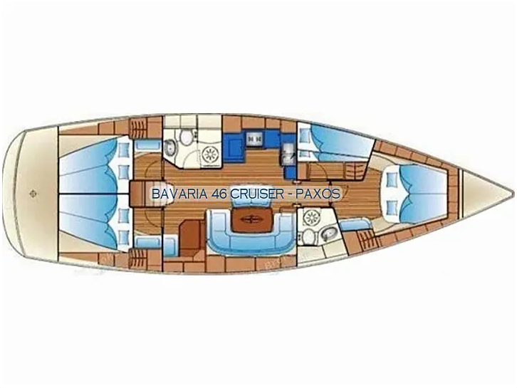 Pronájem Plachetnice Bavaria s licencí