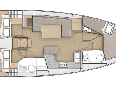 Pronájem lodi Palma de Mallorca lákavé ceny Oceanis 40.1