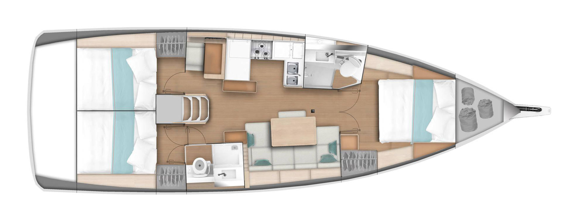 Pronájem jachty v Palma de Mallorca -Jeanneau Sun Odyssey 440 na Samboatu