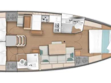 Pronájem jachty v Palma de Mallorca -Jeanneau Sun Odyssey 440 na Samboatu