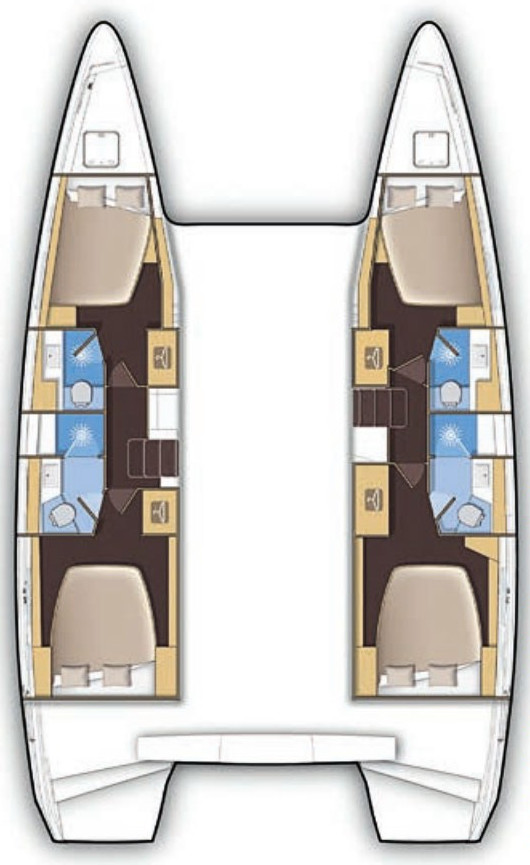 Pronájem Katamarán Lagoon s licencí