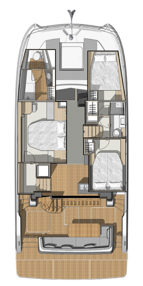Pronájem Motorová loď Fountaine Pajot s licencí