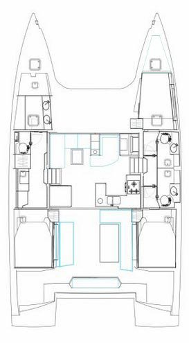 Pronájem lodi Nautitech Nautitech 46 Open v Split na Samboatu