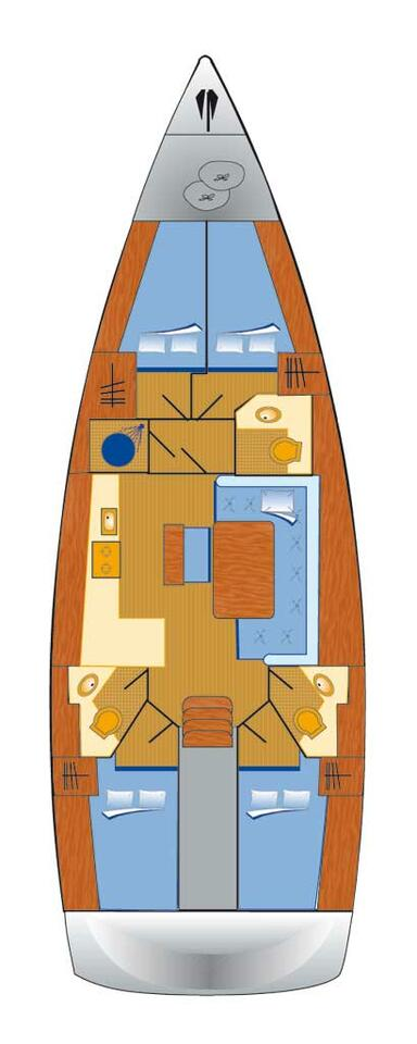 Bavaria Cruiser 46 jednotlivci a charterové společnosti v Flensburg