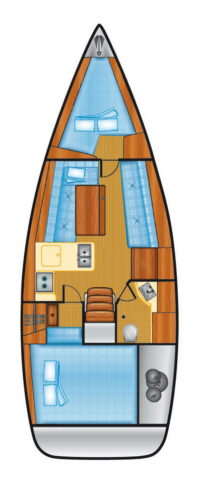 Pronájem Plachetnice v Flensburg -Bénéteau Oceanis 31
