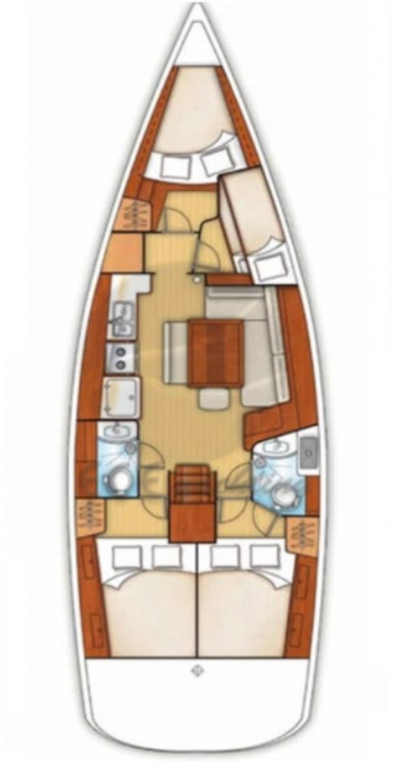 Pronajmout si Bénéteau Oceanis 43 v Fethiye