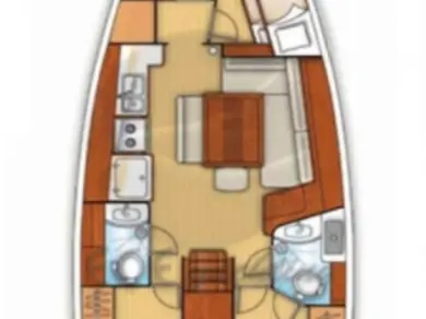 Pronajmout si Bénéteau Oceanis 43 v Fethiye