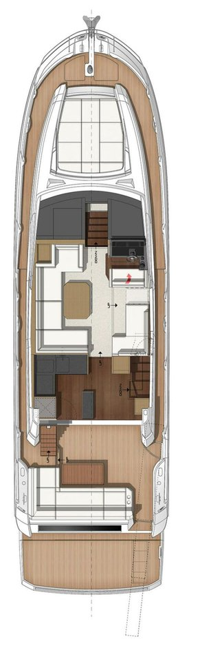 Pronájem lodi Punat lákavé ceny Prestige 520 Flybridge - 3 + 1 cab.