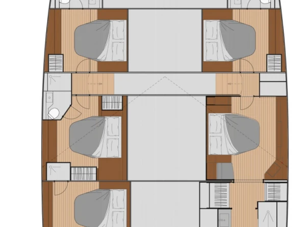 Fountaine Pajot Fountaine Pajot Samana 59 - 5 + 2 cab. jednotlivci a charterové společnosti v Alimos