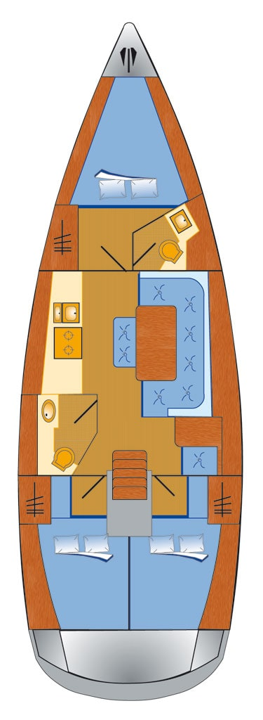 Pronájem jachty v Pula -Bavaria Cruiser 41 na Samboatu