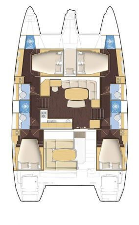 Pronájem lodi Lagoon Lagoon 420 v Alimos na Samboatu
