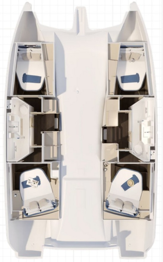 Fountaine Pajot Fountaine Pajot FP 41 Quatuor 2 jednotlivci a charterové společnosti v Saint-Mandrier-sur-Mer