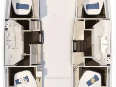 Fountaine Pajot Fountaine Pajot FP 41 Quatuor 2 jednotlivci a charterové společnosti v Saint-Mandrier-sur-Mer