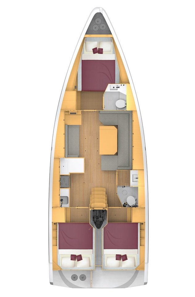 Pronájem jachty v Pula -Bavaria Bavaria C42 na Samboatu