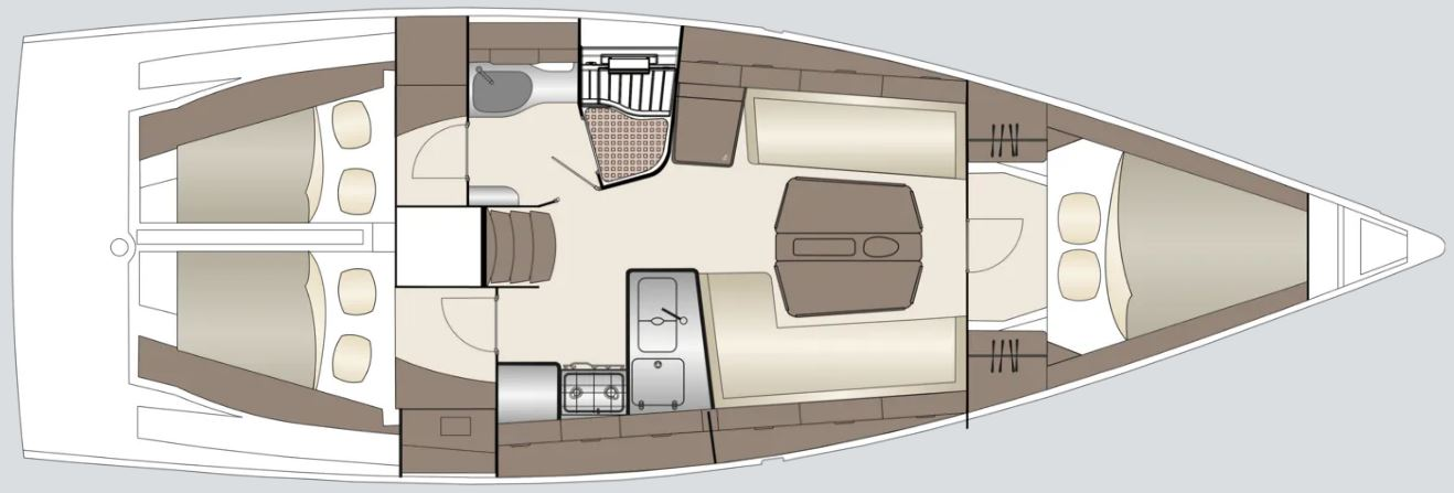 Pronájem jachty v Punat -Dehler Dehler 38 SQ na Samboatu
