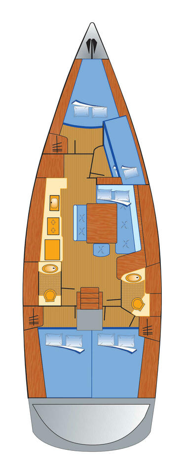 Pronajmout si Bénéteau Oceanis 43 v Heiligenhafen