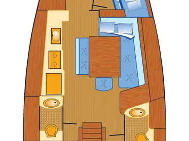 Pronajmout si Bénéteau Oceanis 43 v Heiligenhafen