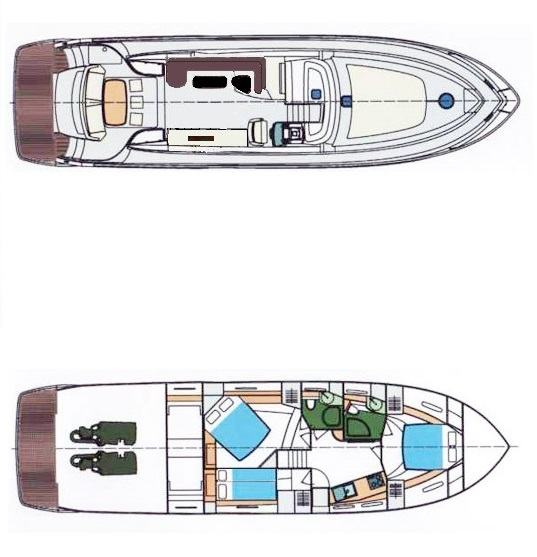 Pronájem lodi Split lákavé ceny Pearlsea 56 Coupe