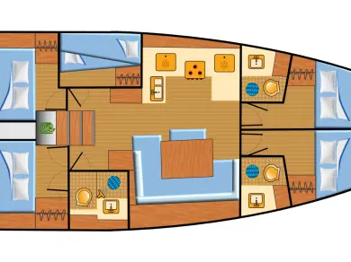 Jeanneau Sun Odyssey 490 jednotlivci a charterové společnosti v Biograd Na Moru