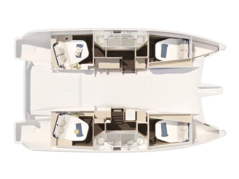 Pronájem Katamarán v Lavrio -Fountaine Pajot FP 44