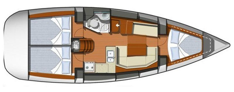 Pronájem lodi Jeanneau Sun Odyssey 36i v Saint-Mandrier-sur-Mer na Samboatu