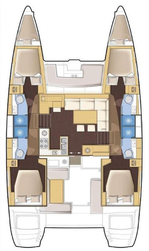 Pronajmout si Lagoon Lagoon 450 F v Trogir