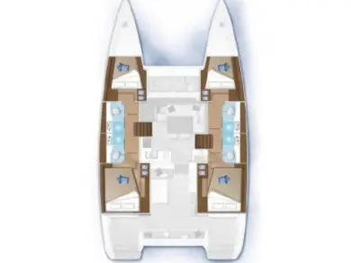 Pronájem lodi Lagoon Lagoon 40 v Kaštela na Samboatu