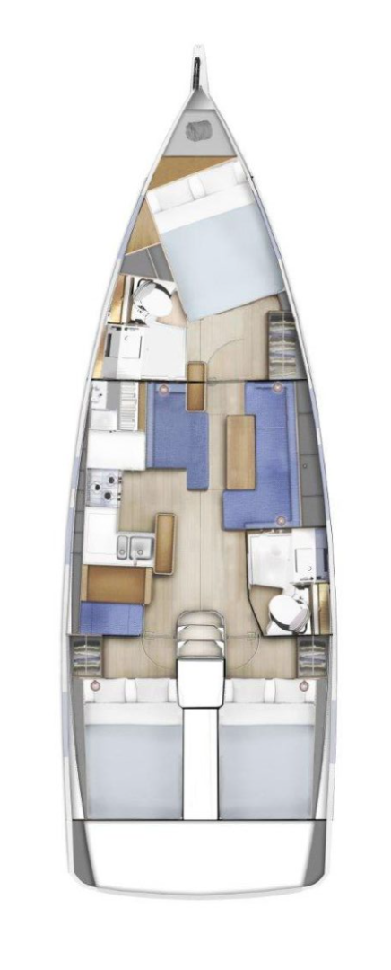 Pronájem lodi Rhodos lákavé ceny Sun Odyssey 410