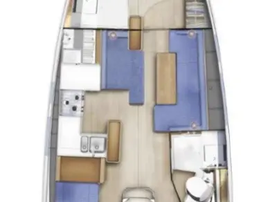 Pronájem lodi Rhodos lákavé ceny Sun Odyssey 410