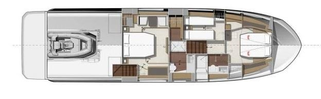 Jeanneau Prestige 590 jednotlivci a charterové společnosti v Podstrana